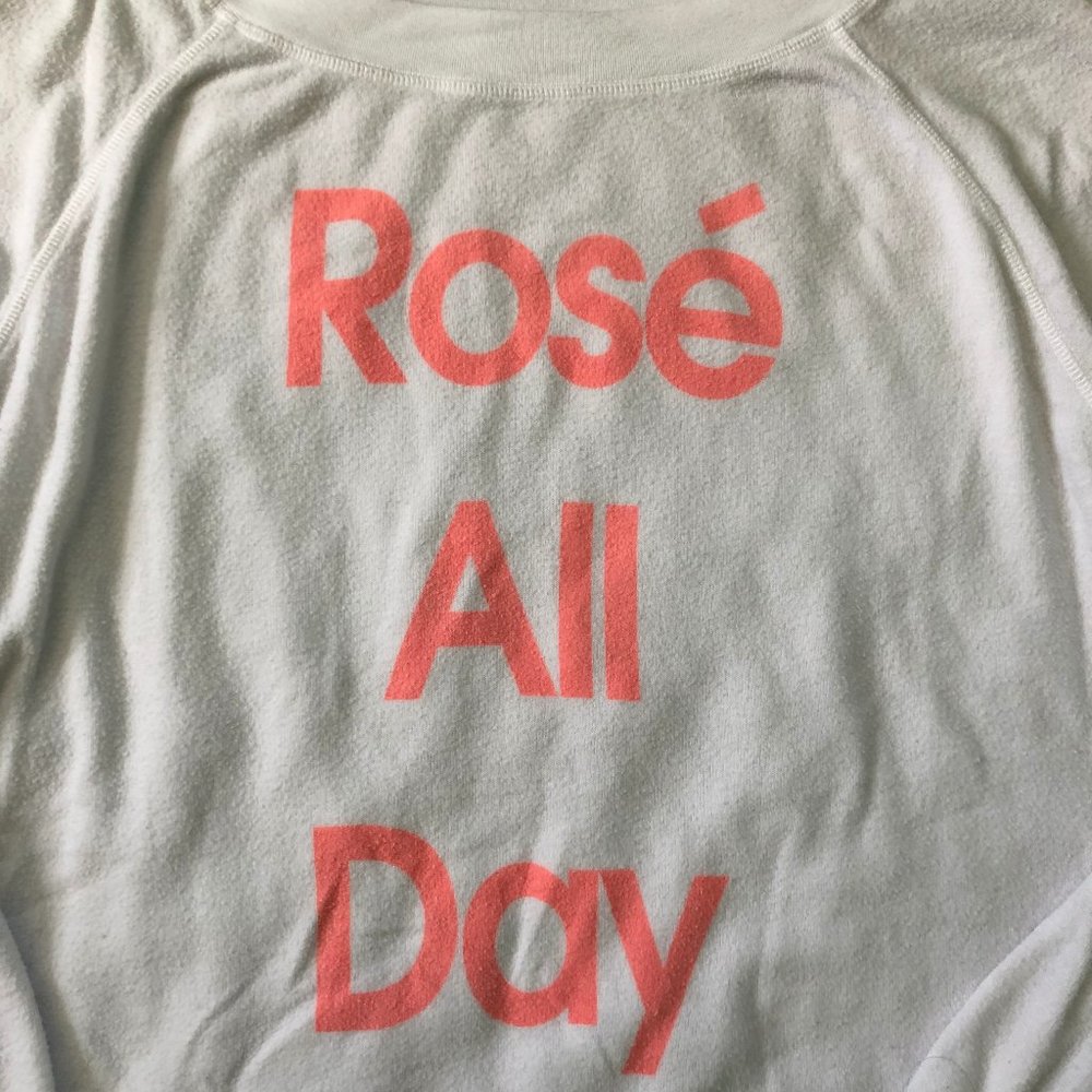 ⭐️HPx2⭐️Wildfox "Rosé All Day" Pullover - Picture 3 of 4